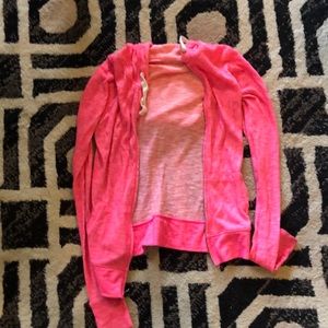 SO small pink cute hoodie barely worn like new